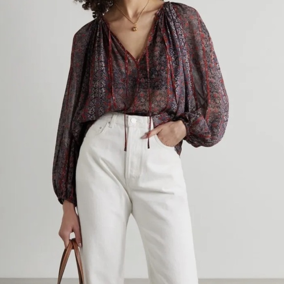 Ulla Johnson Tops - Ulla Johnson Deetra Silk Blouse